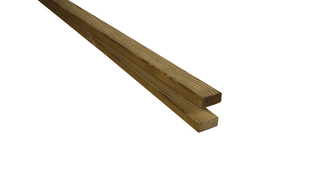 Kestopuu Vihreä 21x45 mm AB-Luokka