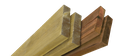 Terassilauta Kestopuu Ruskea 28x120 mm Sileä