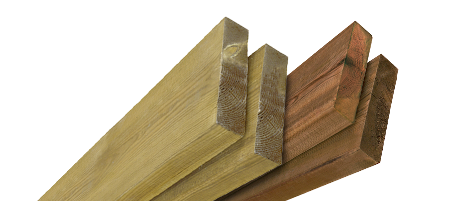 Terassilauta Kestopuu Vihreä 28x120 mm Sileä