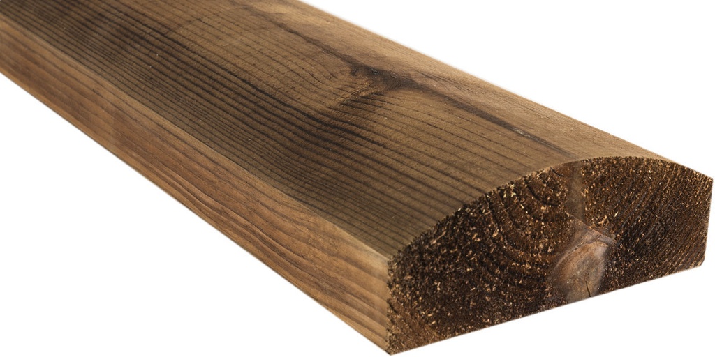 Kestopuu Ruskea 45x120 mm Kaidepuu AB-Luokka