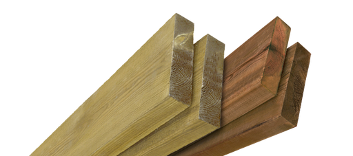 Terassilauta Kestopuu Vihreä 28x95 mm Sileä