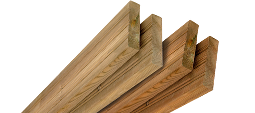 Terassilauta Kestopuu Vihreä 28x95 mm Uritettu