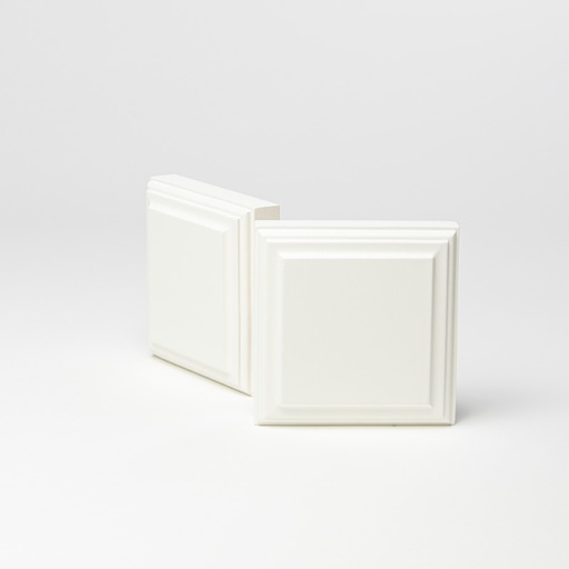 Yläkulmapala Mänty 100x100 mm Valkoinen (2kpl/pkt)