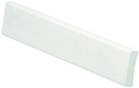 10x42 Peitelista PVC Valkoinen l=2,2m