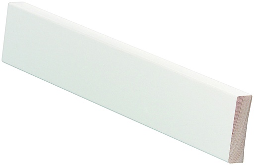 12x42 Peitelista Mänty Valkoinen l=2,2m