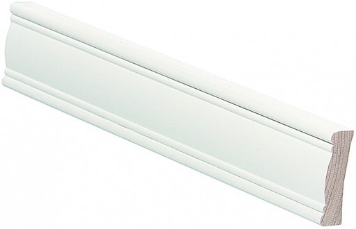 [2046APE22] Peitelista Mänty 12x42x2200 mm Koriste Valkoinen