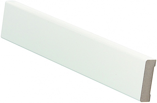 12x42 Peitelista MDF maalattu Valkoinen l=2,2m