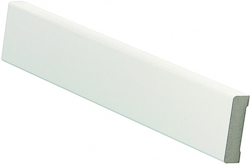 [454-00] Peitelista MDF 12x42x3300 mm Valkoinen