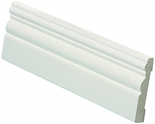 [2100AM24] Peitelista MDF 12x70x2440 mm Koriste Valkoinen