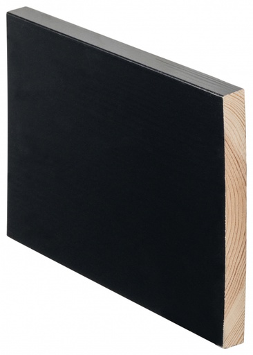 14x142 Smyygilista Mänty Peittävä Musta l=3,3m