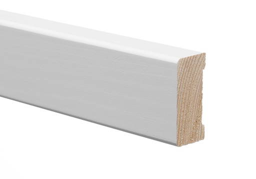 20x42 Peitelista Mänty Valkoinen l=2,2m