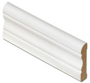 12x58 Jalkalista MDF Koriste Valkoinen l=3,3m