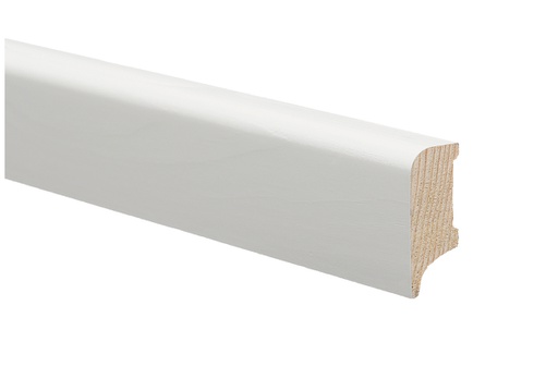 [5516] Jalkalista Mänty 16x42x3200 mm Valkoinen