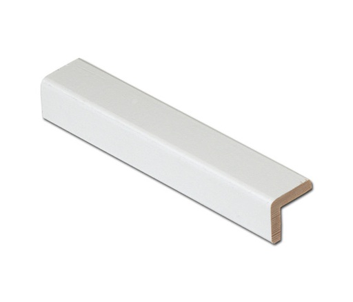 [621-00] Reunalista Mänty 19x19/15x3300 mm Valkoinen