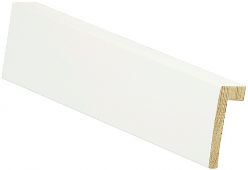 [4096APE36] Reunalista Mänty 21x58/13x3600 mm Valkoinen