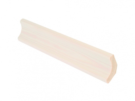 [3019VPE36] Kattolista Mänty 14x40x3600 mm Valkolakka