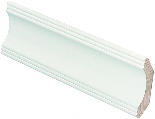 [3020APE36] Kattolista Mänty 16x63x3600 mm Koriste Valkoinen