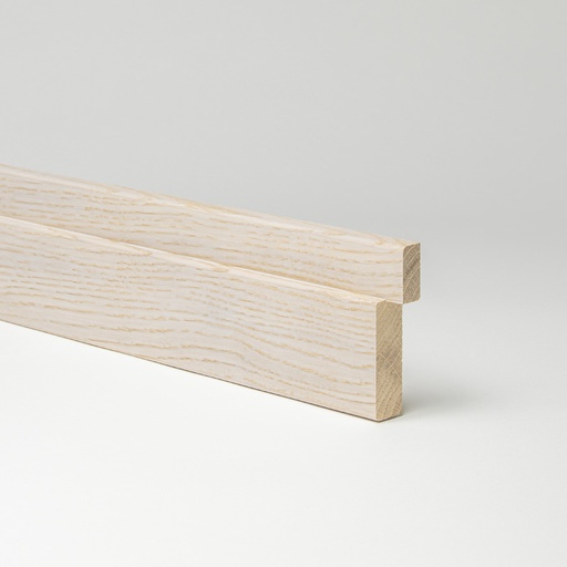 Kynnys Tammi M9 92x20 mm Valkolakattu Huullettu