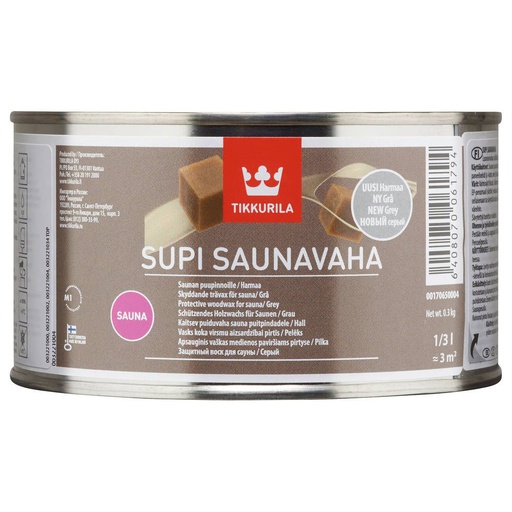 Supi Saunavaha Harmaa 0,333L