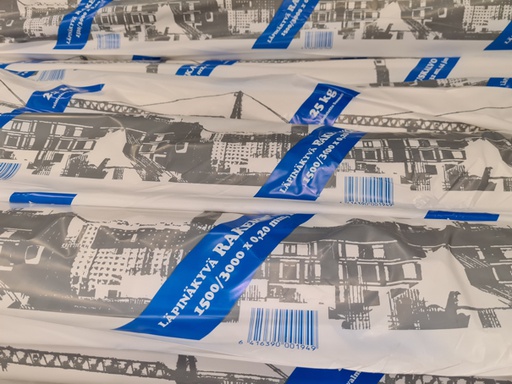 Rakennuskalvo 1500/3000 0,15 Kirkas Tahmea 25kg