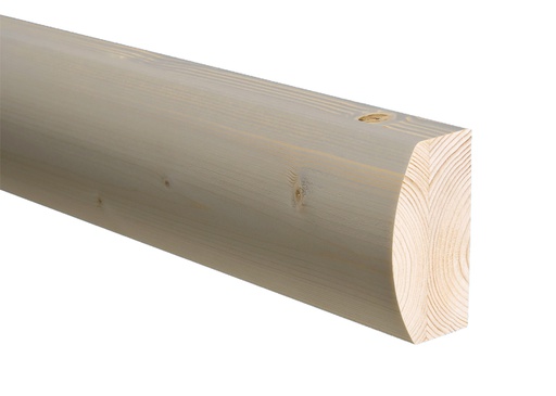 Kuusi 42x88x2100 mm Laudereuna Harmaa