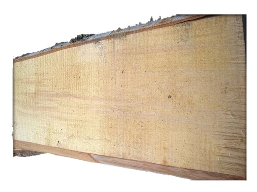 50mm Koivulankku Kanttaamaton Puusepänkuiva L=2,9m, leveys alle 250mm