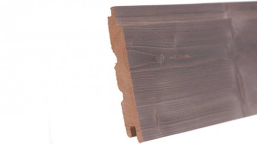 Saunapaneeli 14x120x2370 mm STS Harjattu Kelo (1,5 m2/pkt, 6kpl/pkt)