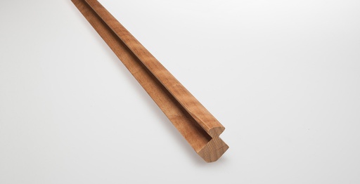 Sisänurkkalista Lämpökäsitelty Haapa 27x27x2400 mm