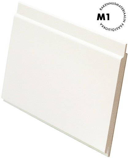 [7041AM28] MDF-Paneeli 10x150x2780 mm STP Valkoinen (1,90m2/pkt, 5kpl/pkt)