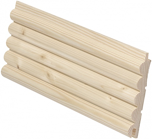 [7504PPL33] Mäntypaneeli  15x95x3280 mm Sormipaneeli (2,12m2/pkt, 8kpl/pkt)