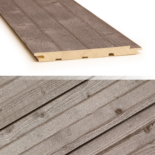 Kuusipaneeli 15x176x2350 mm Struktuuri Helmiäisruskea (1,89 m2/pkt, 5kpl/pkt)