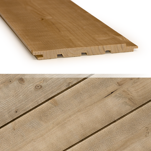 Kuusipaneeli 15x176x2350 mm Struktuuri Hiekka (1,89 m2/pkt, 5kpl/pkt)