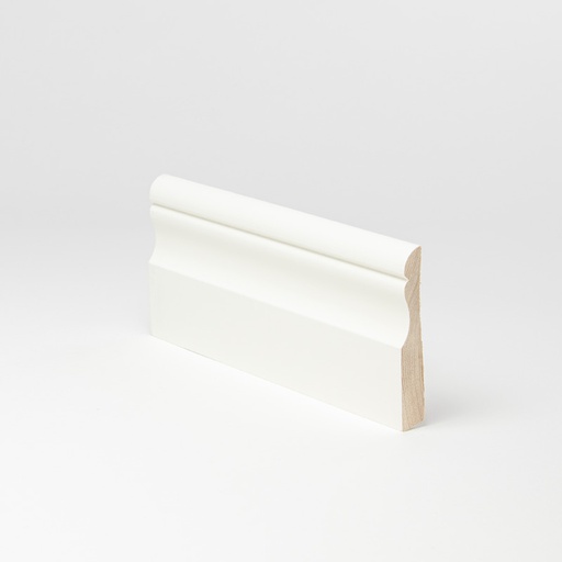 15x95 Jalkalista Mänty Valkoinen Koriste l=3,0m