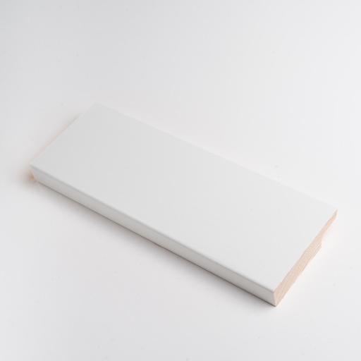 Jalkalista Mänty 16x70x3600 mm Valkoinen