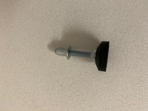 Säätöjalka Sinkitty Kumitassulla