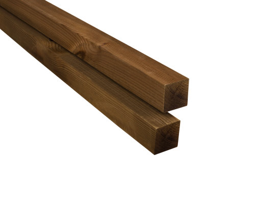 48x48 Mitallistettu Kestopuu Ruskea AB-Luokka