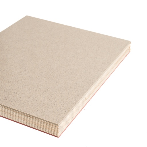 Filmivaneri 12x1331x1331 mm F/F Harmaa/Punainen Ringer 2-Laatu