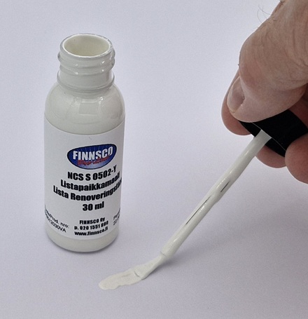 Korjausmaalipullo Valkoinen 30ml NCS S 0502-Y