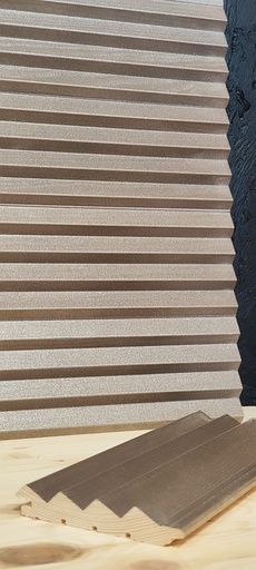 Mäntypaneeli  15x90x2700 mm VIRE 2-Laatu Helmiäisruskea (1,28m2/pkt, 6kpl/pkt)