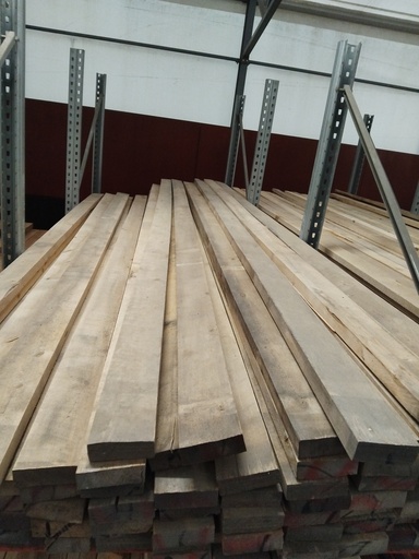 Koivulauta 34x100x3300-4100 mm Sahapintainen