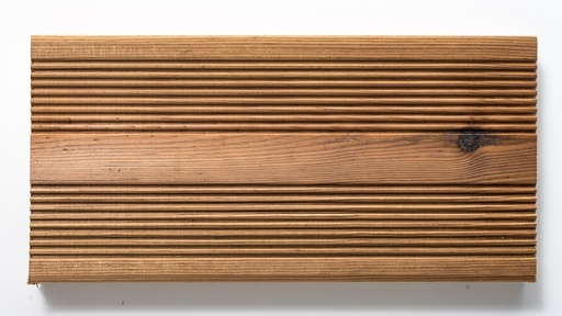 Terassilauta Kestopuu Ruskea 28x145 mm Aaltoura