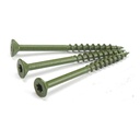 Terassiruuvi 4,2x55 mm Pinnoitettu Vihreä 250 kpl/ltk 