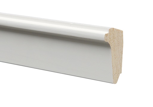 [6768] Varjolista Mänty 21x43x3200 mm Valkoinen