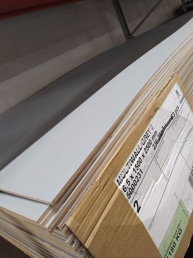 Filmivaneri  6,5x1500x2500 mm F/F Multiwall Harmaa 2-Laatu